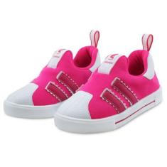 Imagem de Tênis Menina Infantil Calce Fácil Casual Conforto Pink - Mzkid, Pink, 