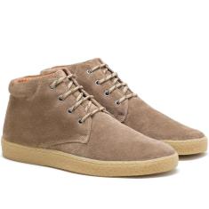 Imagem de Tênis Botinha Adventure Masculino Couro Cano Curto Conforto-Masculino