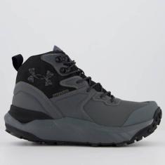 Imagem de Tênis Under Armour Defense Mid Cinza e Preto