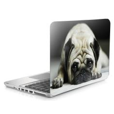 Imagem de Skin Adesivo Protetor para Notebook 14” Wide Pug Cachorro Dog b1
