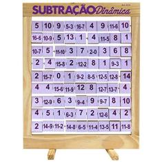 Imagem de Subtração Dinâmica Com 81 Peças Giratórias Em Madeira