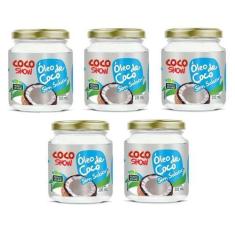 Imagem de Kit 5Uni Óleo De Coco Sem Sabor Coco Show 200ml - Copra