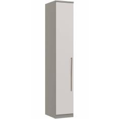 Imagem de Módulo de Guarda Roupa 1 Porta Elegance Móveis Castro Niquel/Blanc