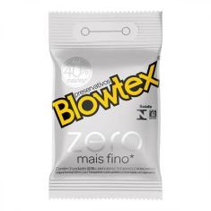 Imagem de Preservativo Blowtex Zero Mais Fino Com 3 Unidades