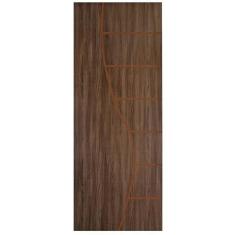 Imagem de Kit com 4 Folhas de Porta Madeira Decorada 210x70cm Espessura 3,5cm Cantareira Mgm Carvalho Quebec