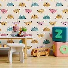 Imagem de Papel De Parede Adesivo Infantil Onça N09039 Rolo 0,58x3,00M