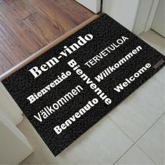 Imagem de Tapete Capacho Personalizado- Bem vindo várias línguas 60x40