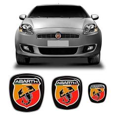 Imagem de Kit 3 Adesivos Emblema Fiat Bravo Abarth