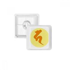 Imagem de Culture Yellow Sanskrit Ha teclado mecânico PBT Gaming Upgrade Kit