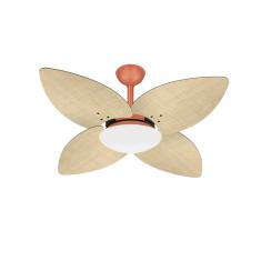 Imagem de Ventilador Teto Potente Cobre 4 Pás Palha Winds Ventax 220V