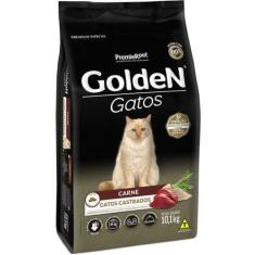 Imagem de Ração Golden Para Gatos Castrados De Carne 3Kg - Premier Pet