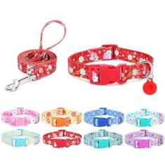 Imagem de Moonpet Conjunto de coleira para cães com coleira e suporte de airtag, coleiras respiráveis ajustáveis duráveis para cães machos e fêmeas PP, pequenos, médios, grandes, cães, caminhada, corrida,