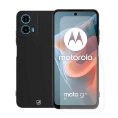 Imagem de Kit Capa Silicon Veloz e Película Hydrogel HD para Motorola Moto G34 - Gshield