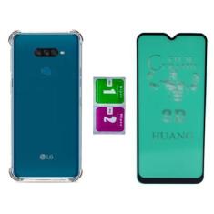 Imagem de Capa Capinha Anti Impacto Para Lg K50s + Pelicula Ceramica - Mustangsh