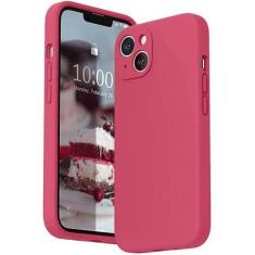 Imagem de Capa Aveludada Silicone Anti Impacto Compativel Com Iphone 15 Todos -