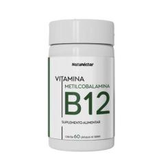 Imagem de Vitamina B12 Metilcobalamina 60 Cápsulas Natunéctar Comprimidos 9,9mcg