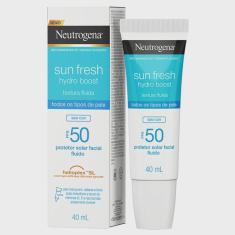 Imagem de Protetor solar facial neutrogena sun fresh hydro boost sem cor FPS50 40ML