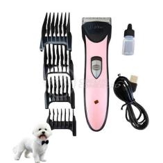 Imagem de Tosa Cão Recarregável Aiker Ag-097 Para Animais - Rosa