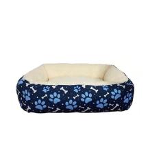 Imagem de Cama para Cães e Gatos CamaPet Ossinho Ovelha Azul Tamanho G