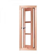 Imagem de Vitrô Pivotante Quadriculado Esel 100cmx40cmx12cm Natural