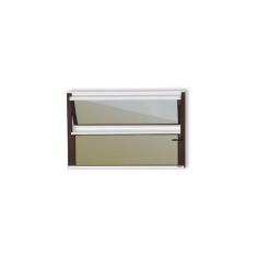 Imagem de Janela De Alum nio Basculante 40x40cm Vidro Espelhado Plus Br
