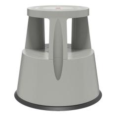 Imagem de Banqueta Móvel Com Rodinhas Cinza Flash Limp Escada Flp7175C