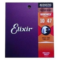 Imagem de Encordoamento Violao Aco Elixir Phosphoro Bronze 010