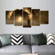 Imagem de Quadro Decorativo Arte Luz Humor Céu Mosaico
