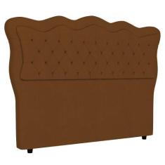 Imagem de Cabeceira Casal Queen Cama Box 160cm Oregon I02 Veludo Terracota - Mpo