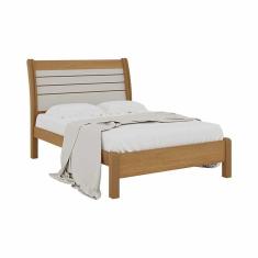 Imagem de Cama Casal Esmeralda Plus D`Doro Móveis Cinamomo/Off White