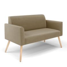 Imagem de Sof  Namoradeira P s Palito Natural Marisa Suede D03 - D'ross