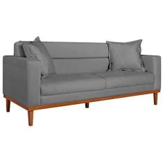 Imagem de Sofá 2 Lugares Viena Suede Cinza - Amarena Móveis