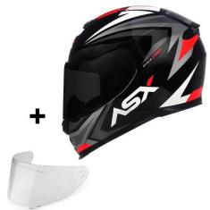 Imagem de Capacete Asx Axxis Eagle Street Cor Grafite Feminino Masculino + Visei