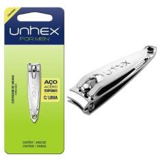 Imagem de Cortador De Unhas Mãos C/ Lima Aço Temperado Unhex For Men