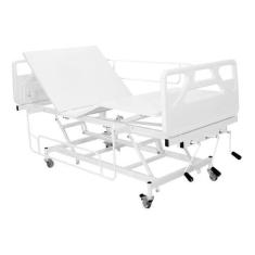 Imagem de Cama Hospitalar Fawler com Grades e 3 Manivelas - - Supra Steel