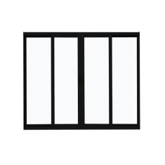 Imagem de Janela de Alumínio 100x150cm 4 Folhas Fortline Atlântica