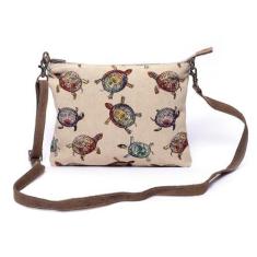 Imagem de COTT N CURLS Turtle Blocks – Carteiras de pulso para mulheres, bolsas transversais para mulheres, bolsas de lona de algodão, bolsa feminina, Off-white