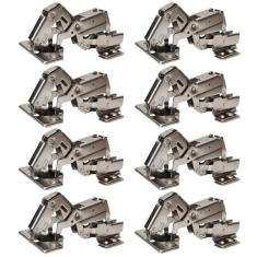 Imagem de Kit 8 Dobradiça Curva 165 Graus Caneco 35Mm Porta De Armário