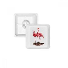 Imagem de Kit de atualização para jogos com teclado mecânico PBT Flamingo Couple Red Love