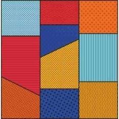 Imagem de Papel De Parede Formas Geométricas Coloridas Autocolante