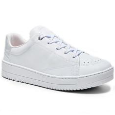 Imagem de Tênis Ramarim Casual Feminino - Branco E Prata