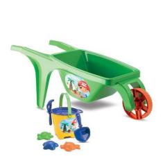 Imagem de Carrinho De Mão Brinquedo Carriola Praia Infantil - Samba Toys