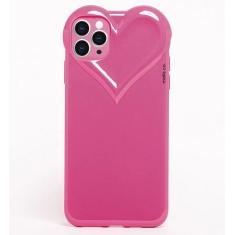 Imagem de Capa Capinha Iphone 11 Pro Max Rosa Pink Com Proteção De Câmera Emborr