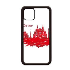 Imagem de Capa para iPhone 12 Pro Max Catedral Vermelha de Moscou para Apple Mini Mobile Case