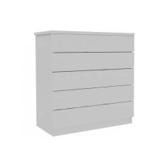 Imagem de Cômoda Tcil Premium 5 Gavetas Neve
