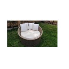 Imagem de Sofa Chaise Concha Redonda Corda Náutica Varanda Piscina - Sarah Móvei