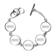 Imagem de DIYthinker Pulseira chinesa on-line com palavras nascidas nos anos 1990