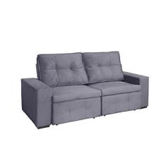 Imagem de Sofa + Pillow Berlim Cinza 2,00m 3 Lugares REC ESTOFADOS