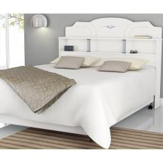 Imagem de Cabeceira Box Queen Estrela Branco Vitamov