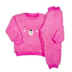 Imagem de Conjunto Teddy Dupla Face Peluciado Quentinho Inverno Casaco - Fofotin